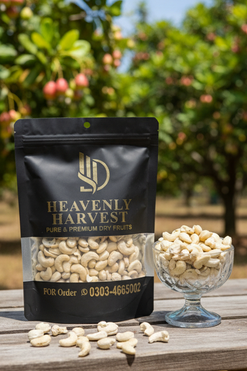 Premium Kaju (Cashews) – Rich, Creamy & Whole Nuts | Healthy Snack 500g